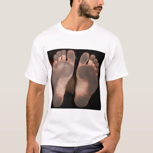 T-SHIRT PIEDS SABLES (Devant)