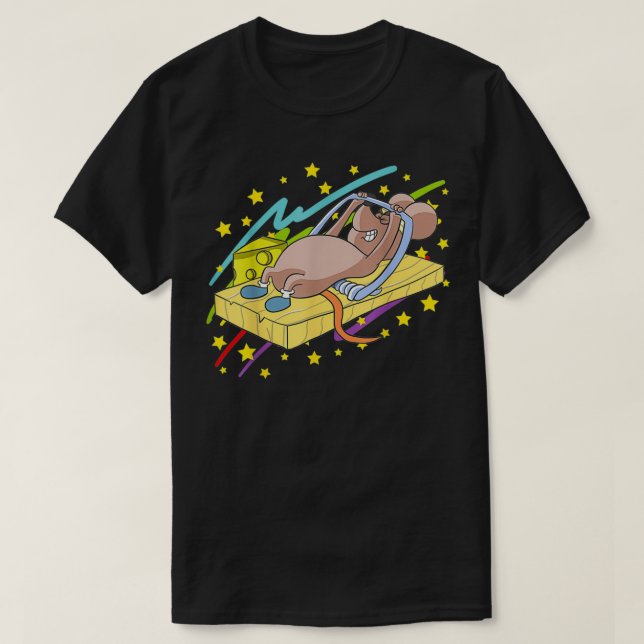 T-shirt Piège de souris Animaux drôle mignon (Design devant)