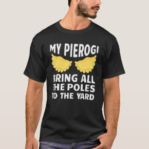 T-shirt Pierogi Hommes Femmes Enfants Pierogi Cuisine Polo
