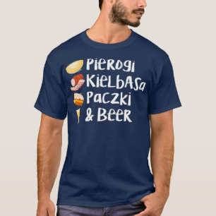 T-shirt Pierogi Kielbasa Paczki Beer Love Remplissage