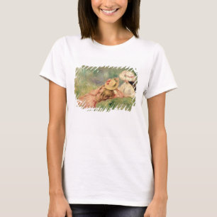 T-shirt Pierre A Renoir Young Girls on the River Bank