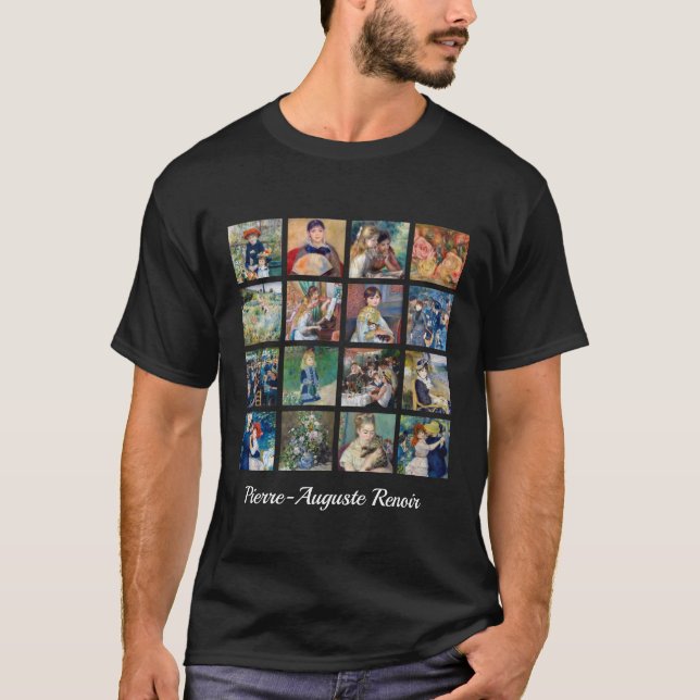 T-shirt Pierre-Auguste Renoir - Chefs-d'oeuvre Grille Coll (Devant)