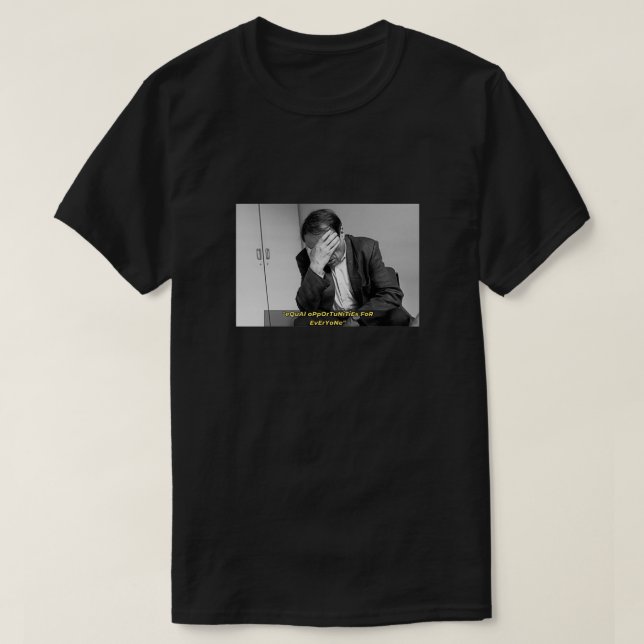 T-shirt Pierre Bourdieu Égalité Des Chances Pour Tous (Design devant)