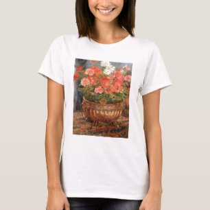 T-shirt Pierre géraniums de Renoir un dans un bassin de