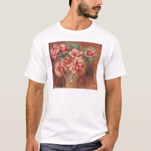 T-shirt Pierre roses de Renoir un dans un vase