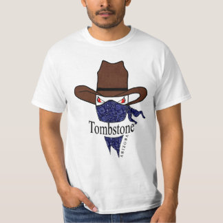 T-shirt Pierre tombale, bandit de bandana de l'Arizona
