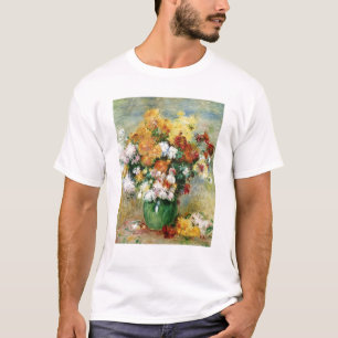 T-shirt Pierre un bouquet de Renoir des chrysanthèmes
