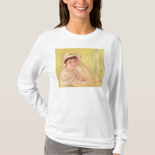 T-shirt Pierre une femme de Renoir dans un chapeau de