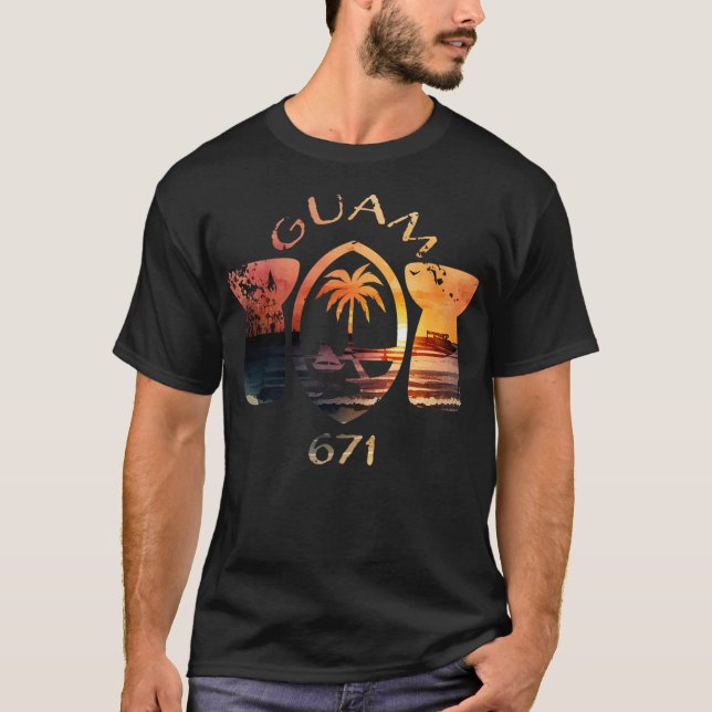 T-shirt Pierres Lattes Guam 671 (Devant)