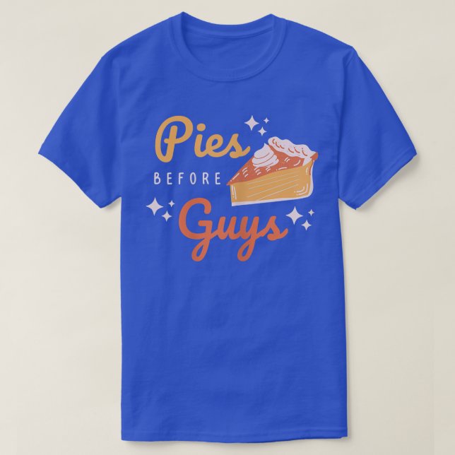 T-shirt Pies Avant Les Gars Drôle Drôle Dames Thanksgiving (Design devant)
