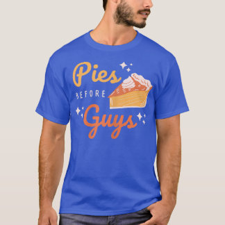 T-shirt Pies Avant Les Gars Drôle Drôle Dames Thanksgiving
