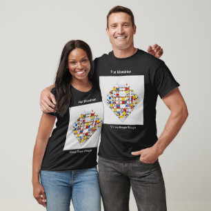 T-shirt Piet Mondrian Victory Boogie Woogie