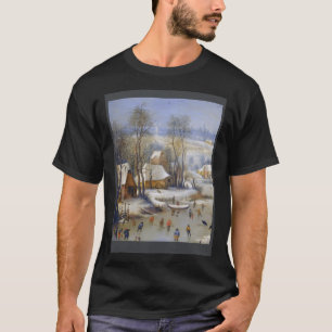 T-shirt Pieter Bruegel Le paysage hivernal de l'Ancien ave