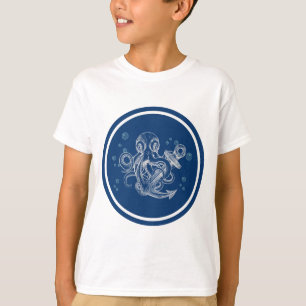 T-shirt Pieuvre avec Ancre