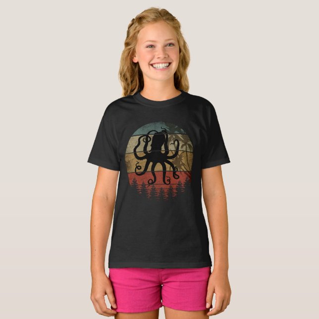 T-SHIRT PIEUVRE VINTAGE (Devant entier)
