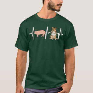 T-shirt Pig Collie Heartbeat 
