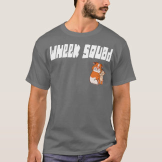 T-shirt Pig de la Guinée de l'équipe de la roue amusante -