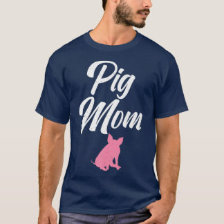 T-shirt Pig Maman Cochon Propriétaire Cochon Fermier Cocho