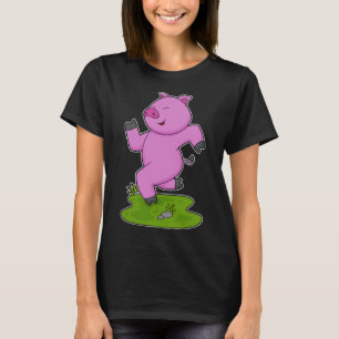 T-shirt Pig Runner Runner Sports