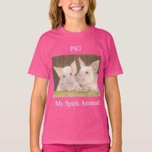 T-shirt Pig Spirit Animal