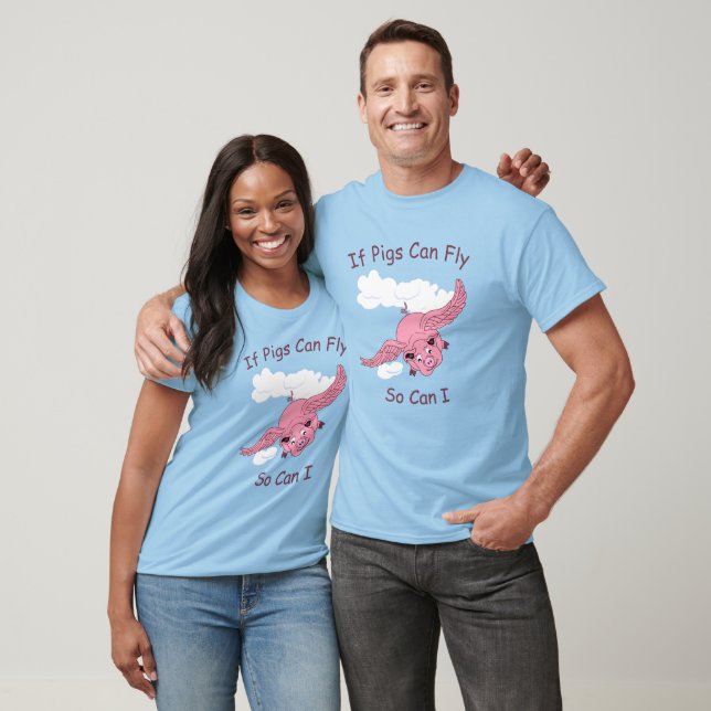 T-shirt Pig volant (Unisexe)