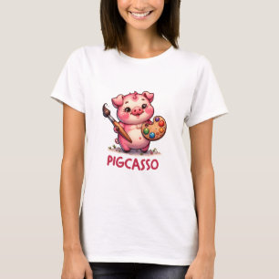 T-shirt Pigcasso