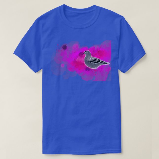 T-shirt Pigeon 1 Pink (Design devant)