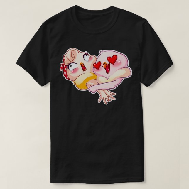 T-shirt Pigeon amoureux 2 (Design devant)