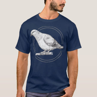 T-shirt Pigeon animal d'oiseaux de colombe