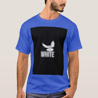 T-shirt Pigeon blanc 7