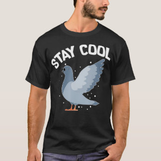 T-shirt Pigeon Breeder Pigeon Stay Coo Racing Cadeau