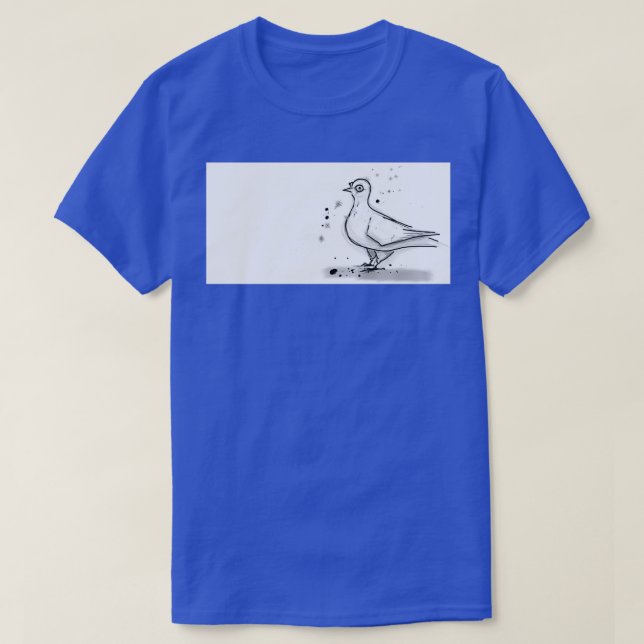 T-shirt Pigeon brut 1 (Design devant)