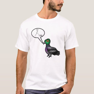 T-shirt Pigeon d'acide carboxylique