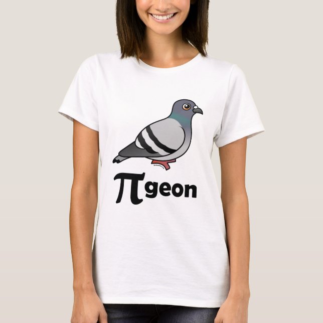 T-shirt Pigeon de Birdorable/pigeon pi (Devant)