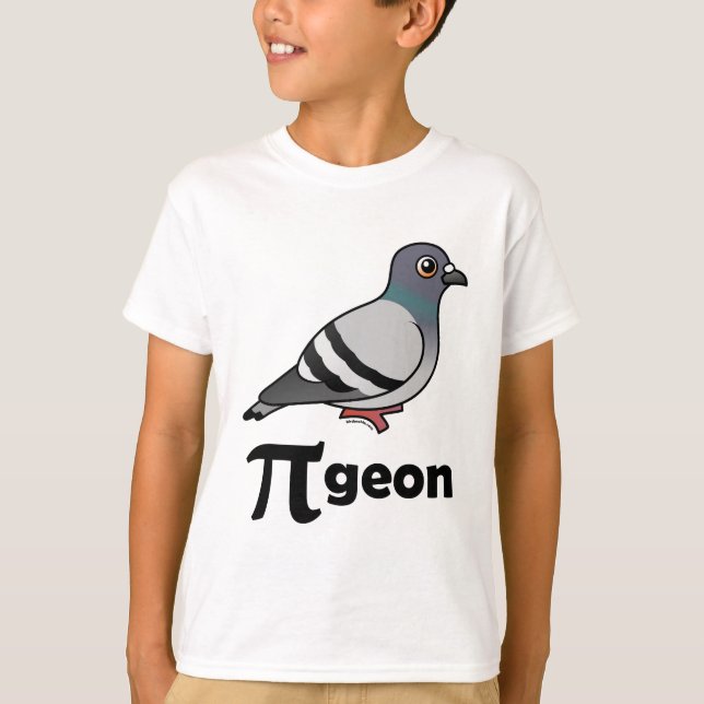T-shirt Pigeon de Birdorable/pigeon pi (Devant)