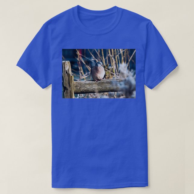 T-shirt Pigeon de bois d'hiver 1 (Design devant)