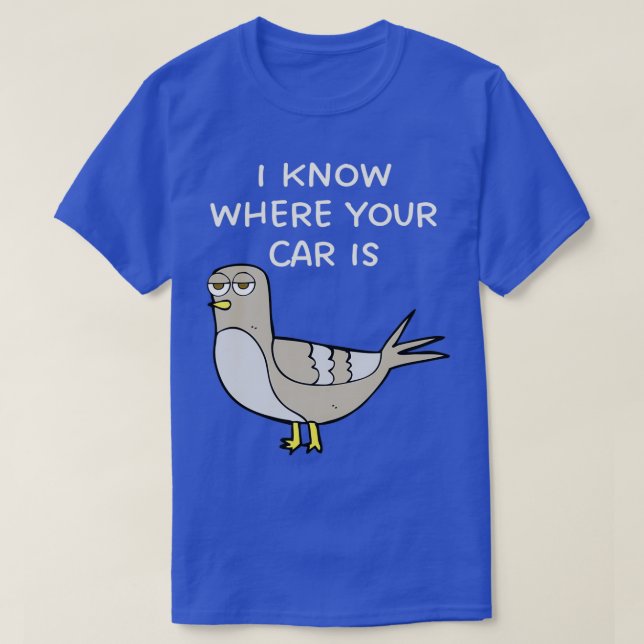 T-shirt Pigeon en colère (Design devant)
