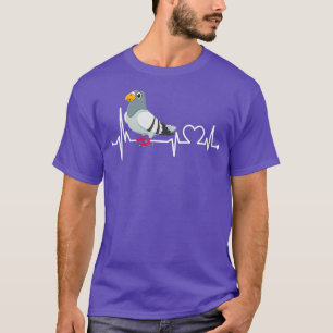 T-shirt Pigeon Heartbeat Funny Animal Love Don for