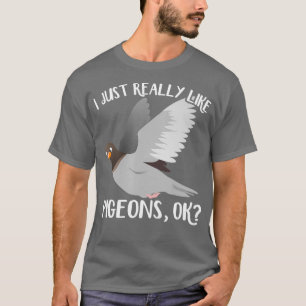 T-shirt Pigeon Lover Drôle Volant Rat Oiseau Oiseau Oiseau