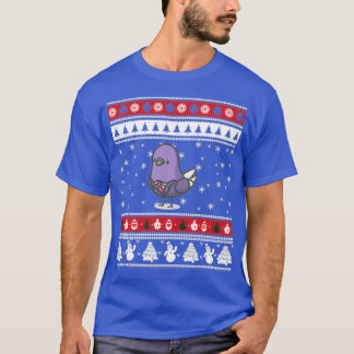 T-shirt Pigeon Noël laid