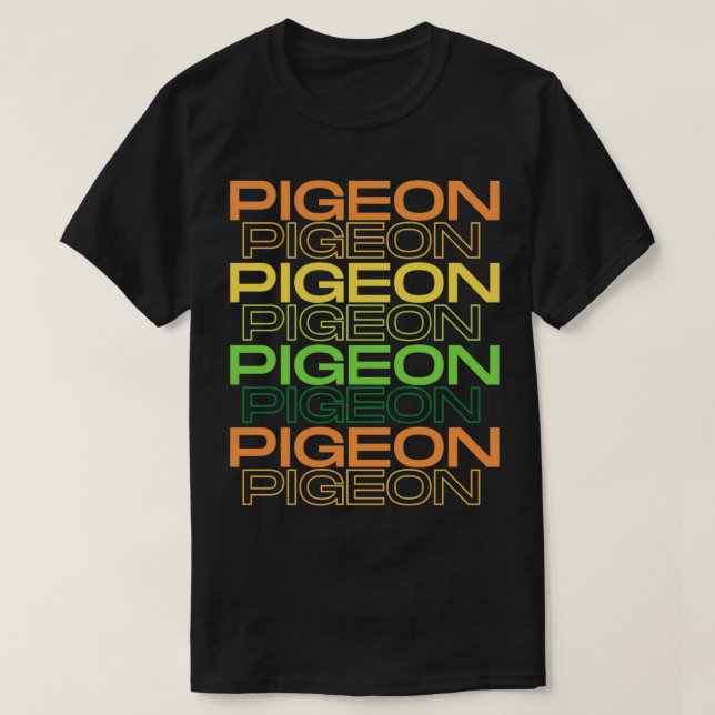 T-shirt pigeon pigeon 2 (Design devant)