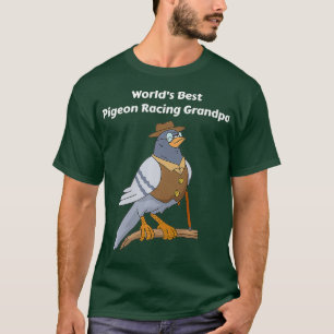 T-shirt Pigeon Racing Cadeaux Hommes Grandpa Fête des pè