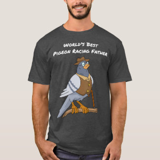 T-shirt Pigeon Racing Cadeaux Hommes Père Fatherx27s Jour 