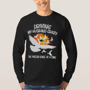 T-shirt Pigeon Racing Pour Femmes Grand-Mère Homing Pigeon