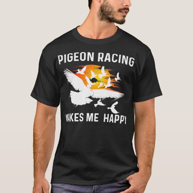 T-shirt Pigeon Racing Venin (Devant)