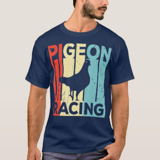T-shirt Pigeon Racing Vintage Retro Unisex