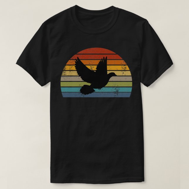 T-shirt Pigeon Retro (Design devant)