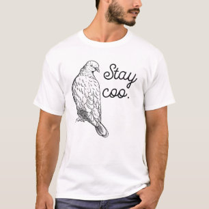 T-shirt Pigeon Stay Coo Observation d'oiseaux Oiseau Amant