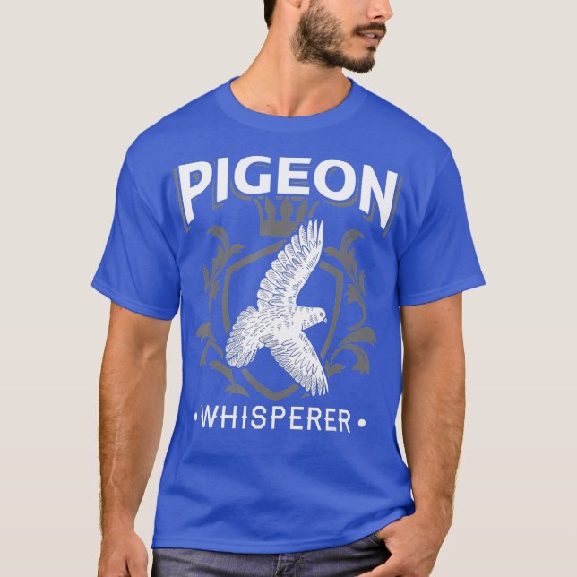 T-shirt Pigeon Whisperer Pigeon (Devant)