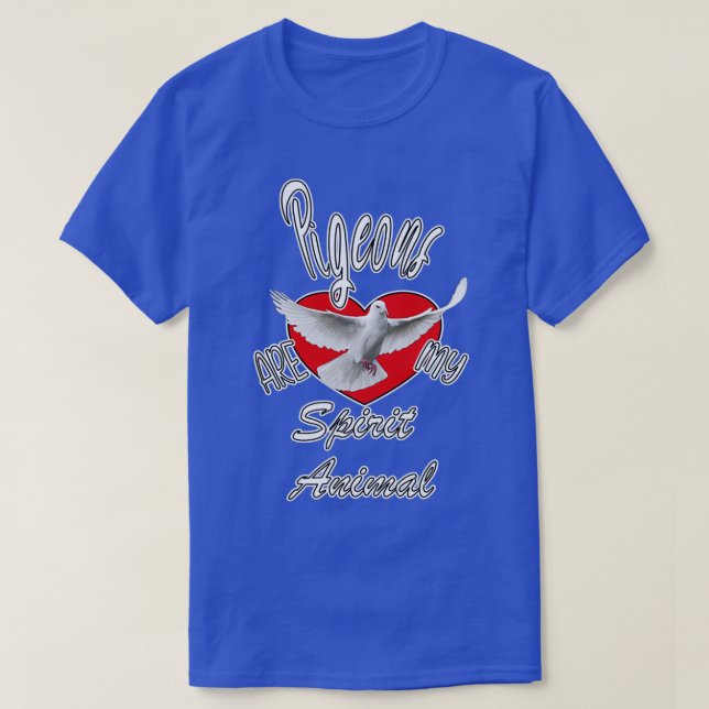 T-shirt Pigeons Spirit Animal 2 (Design devant)